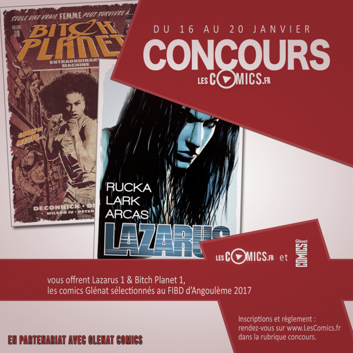 Concours Glenat Comics Angouleme 2017