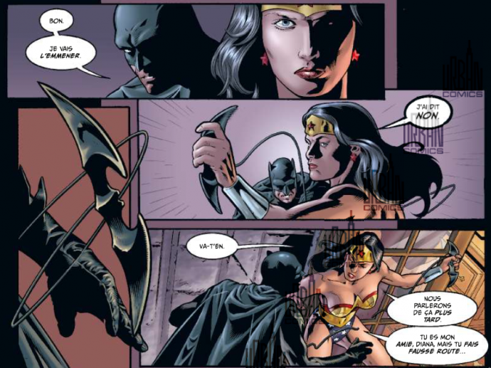 Wonder Woman et Batman en viennent aux mains