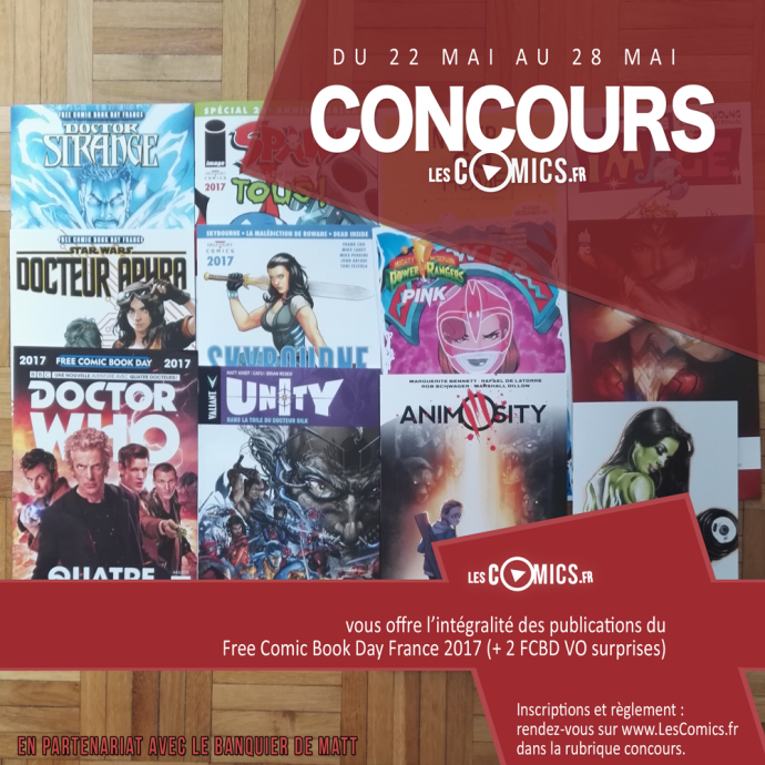 le concours Free Comic Book Day 2017