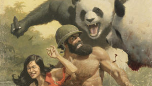 review shirtless bear-fighter hi comics