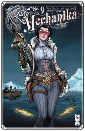 Couverture de Lady Mechanika tome 9 Le Diable du Lac